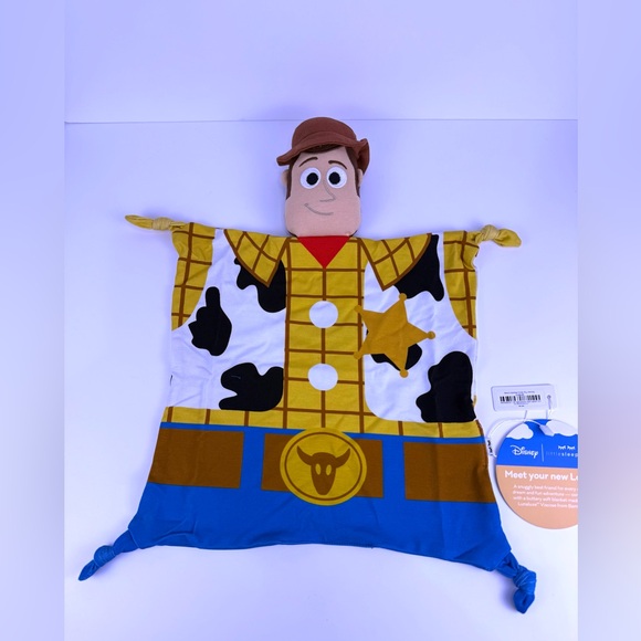 Little Sleepies Other - NWT Little Sleepies Disney Toy Story Woody Lovey Bamboo Security Blanket Plush